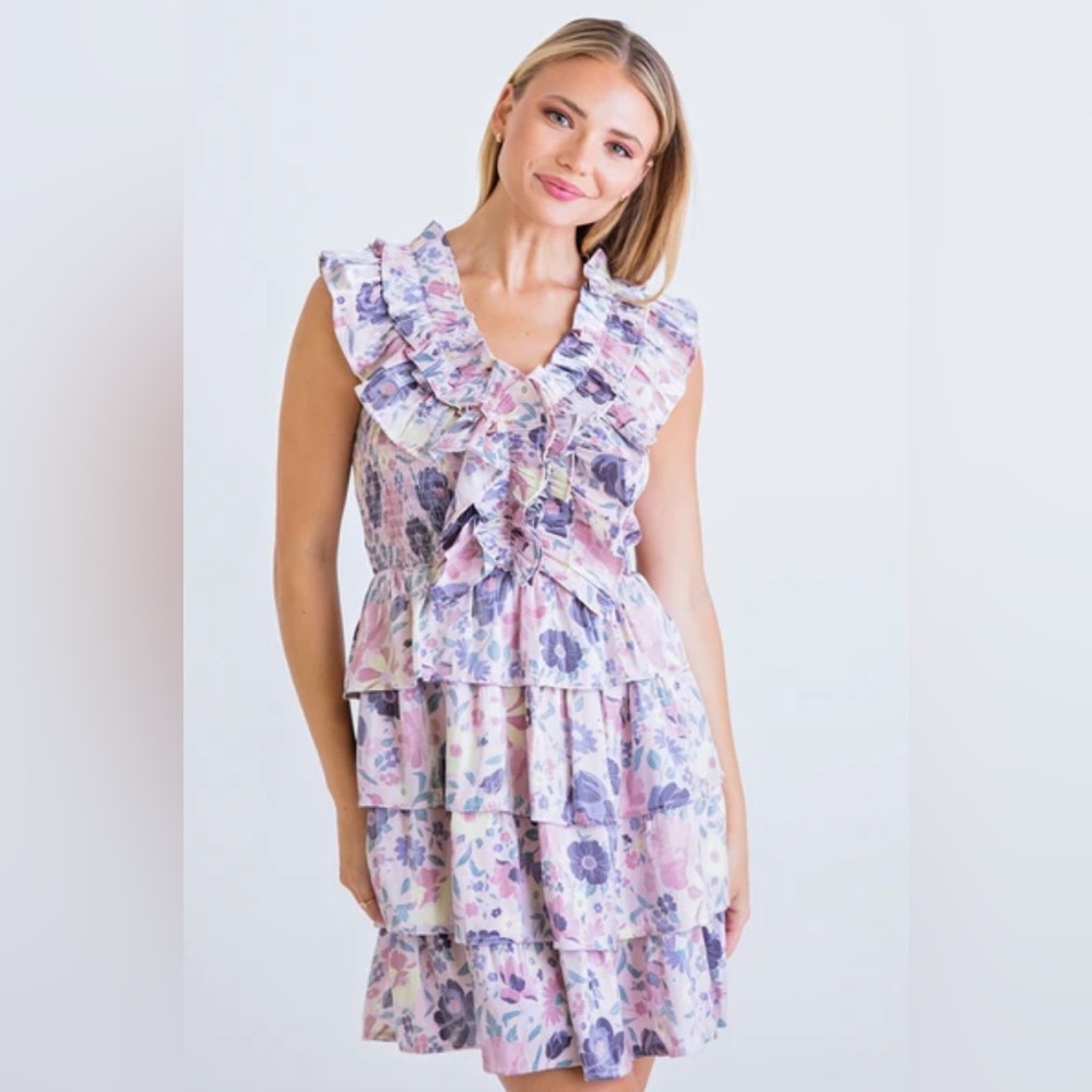 Karlie smock dress NWT